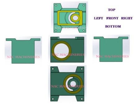 gear cam index of paper cup machine